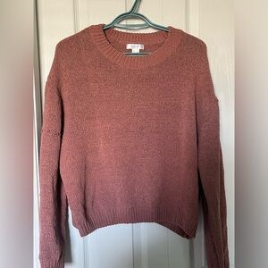 knitted pink women’s XL sweater